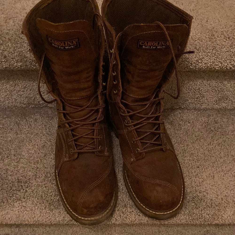 Carolina “lineman” boots size 10.5